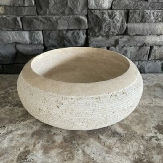 Solid Travertine Sink