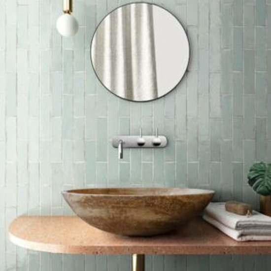 Solid Travertine Sink